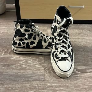 Converse Chuck 70 Cow Print High-Top Sneakers